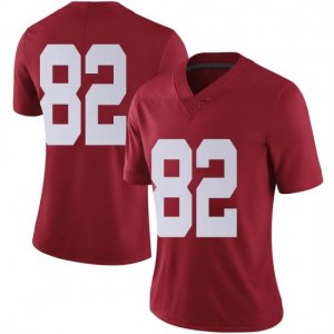 NCAA Women's Alabama Crimson Tide #82 Chase Allen Stitched College Nike Authentic No Name Crimson Football Jersey PA17D06KM